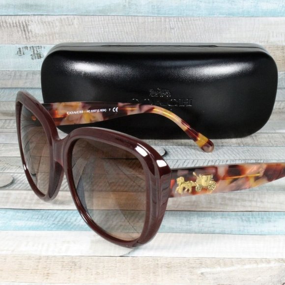 COACH Brown 57mm Sunglasses